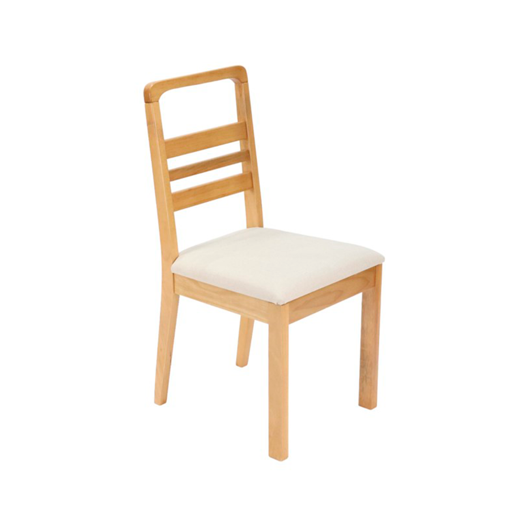 Cadeira Leblon Madeira Maciça com Assento Estofado