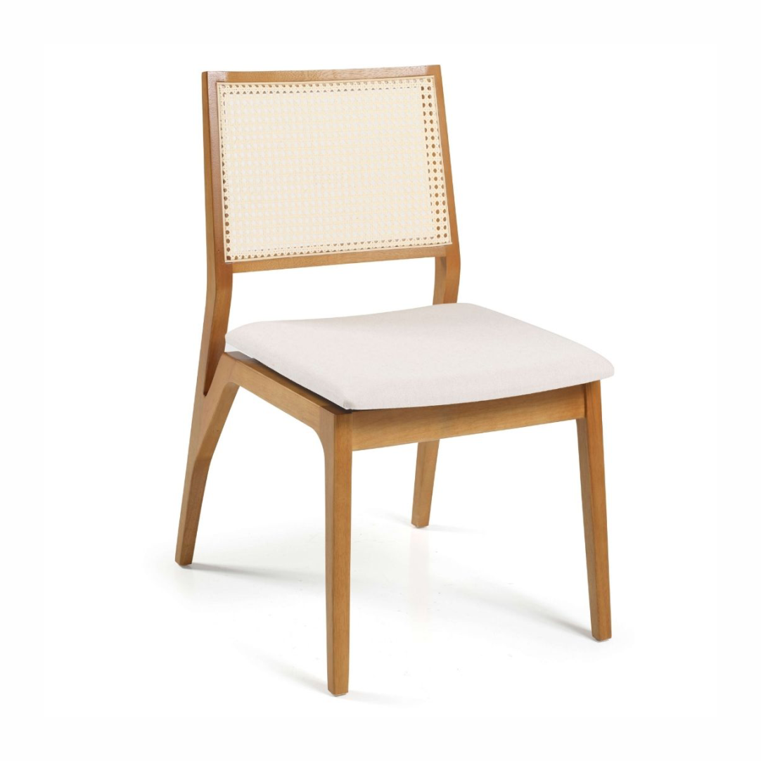 Cadeira Sidney Tauari com Tela Portuguesa Trançada à Mão