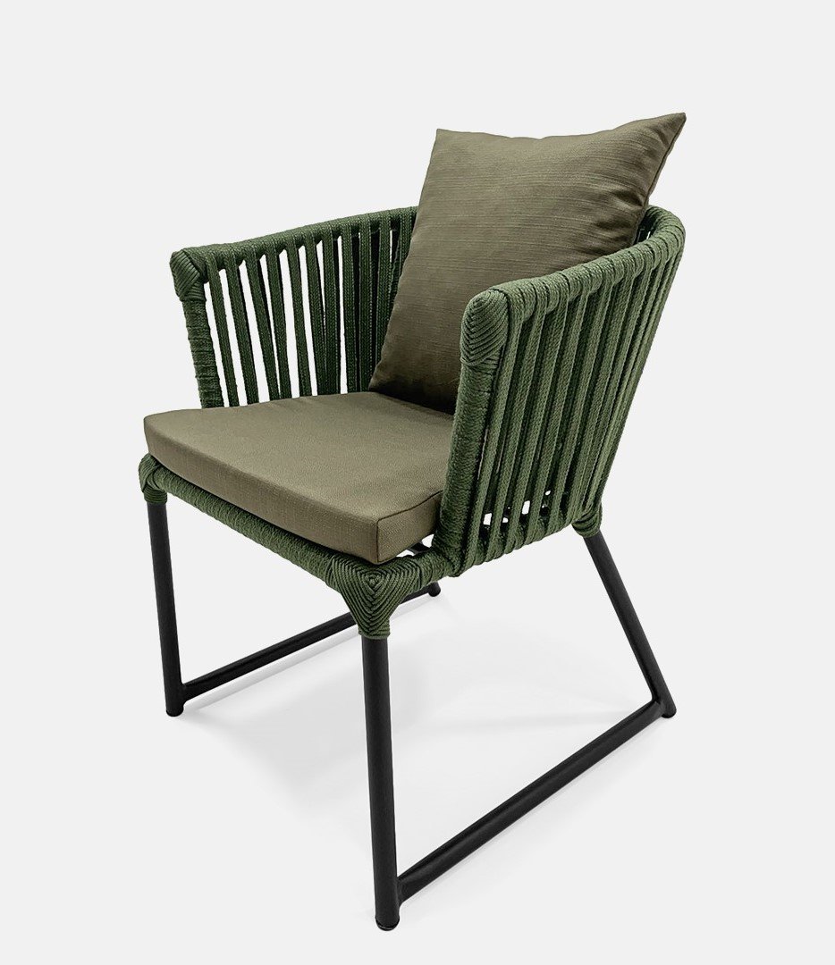 Cadeira Leblon em Alumínio e Corda Náutica