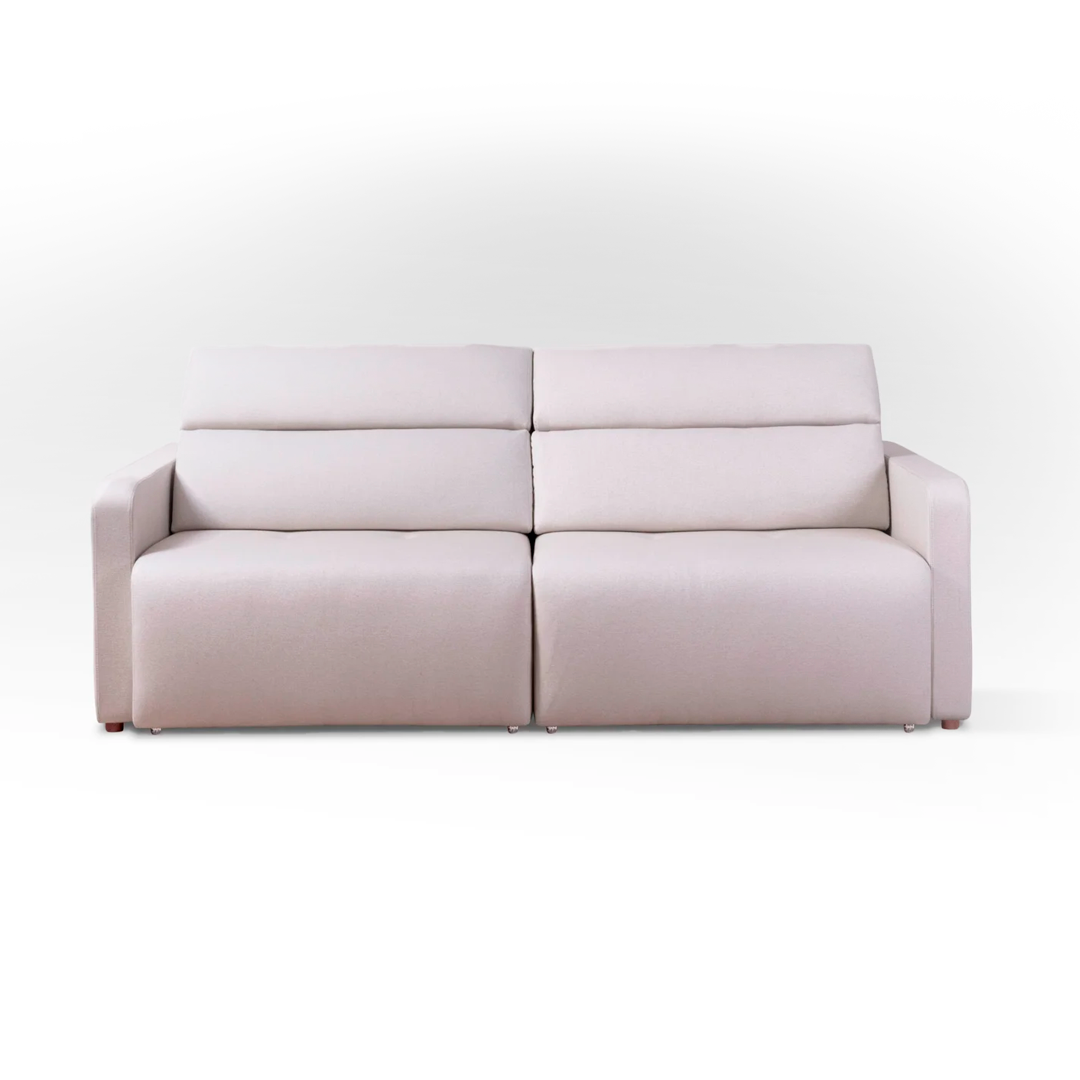 Sofá Linea retrátil com opções de personalização