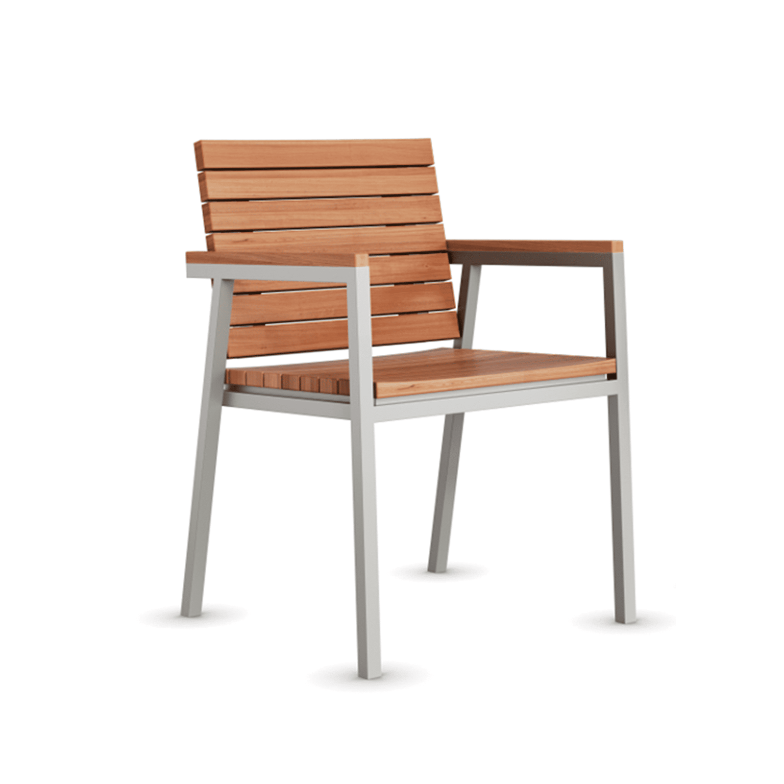 Cadeira Terroir Alumínio e Madeira Maciça para Área Externa