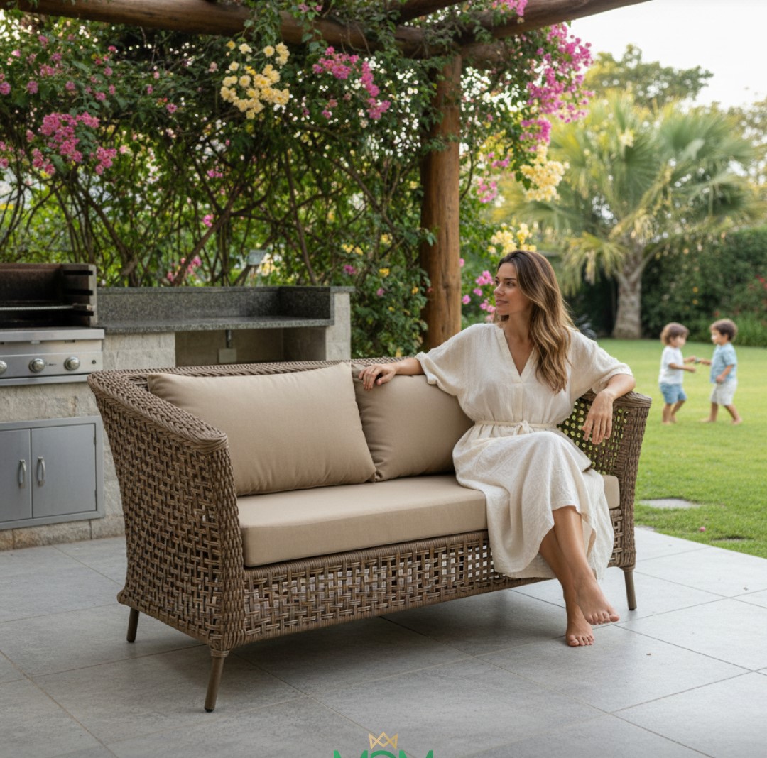 Sofá Ariane em corda náutica