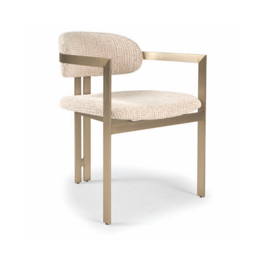 Cadeira Cloe Estrutura Inox Personalizável - Design Contemporâneo