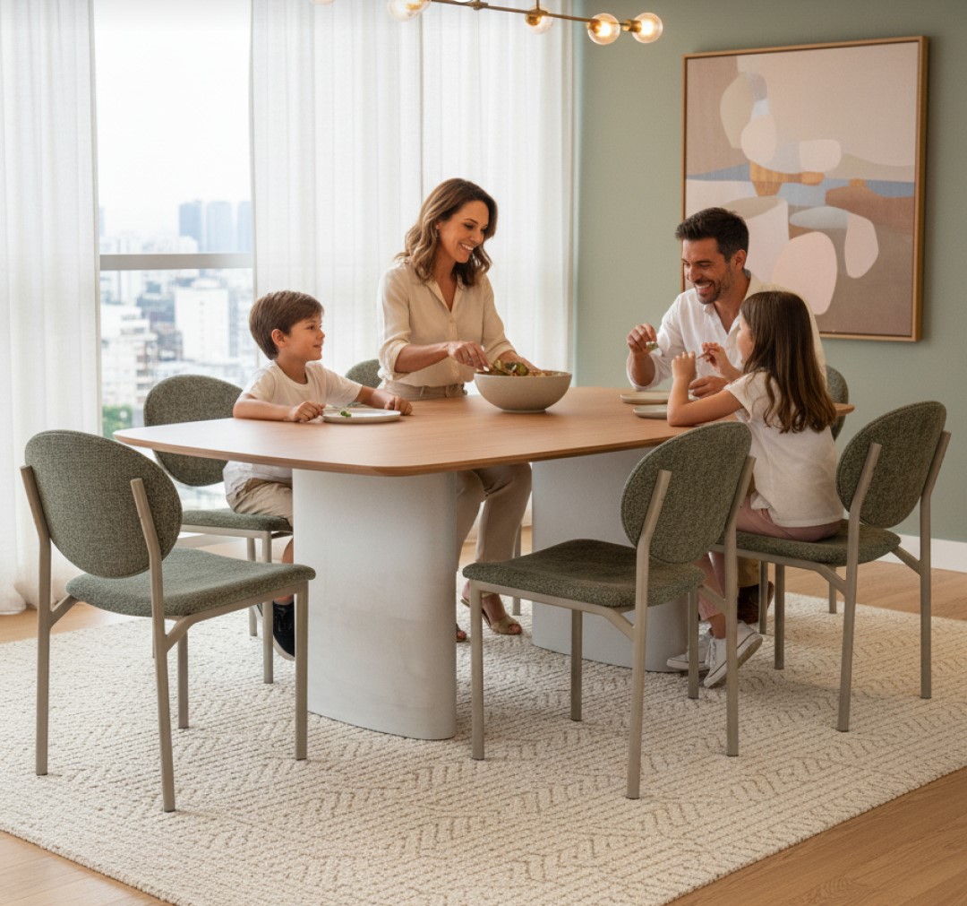 Cadeira Lugano em estrutura Metálica Premium