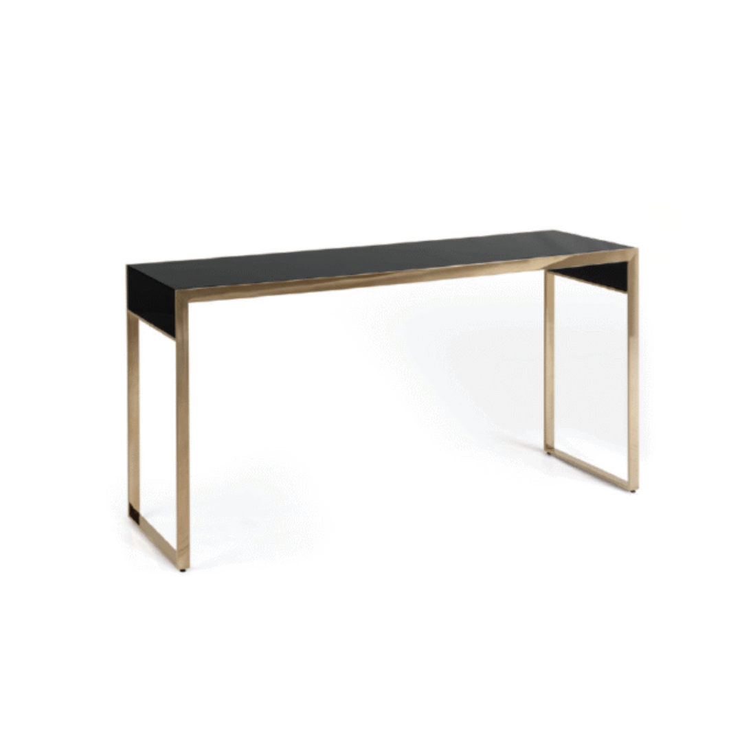 Aparador Clean com Tampo Espelhado - Estrutura Aço Inox