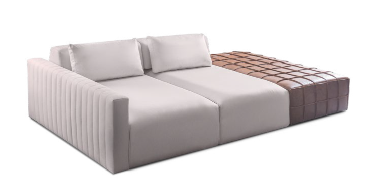 Sofá Maldivas personalizável encosto automatizado