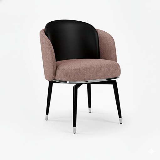 Cadeira Escal Hug fixa em inox