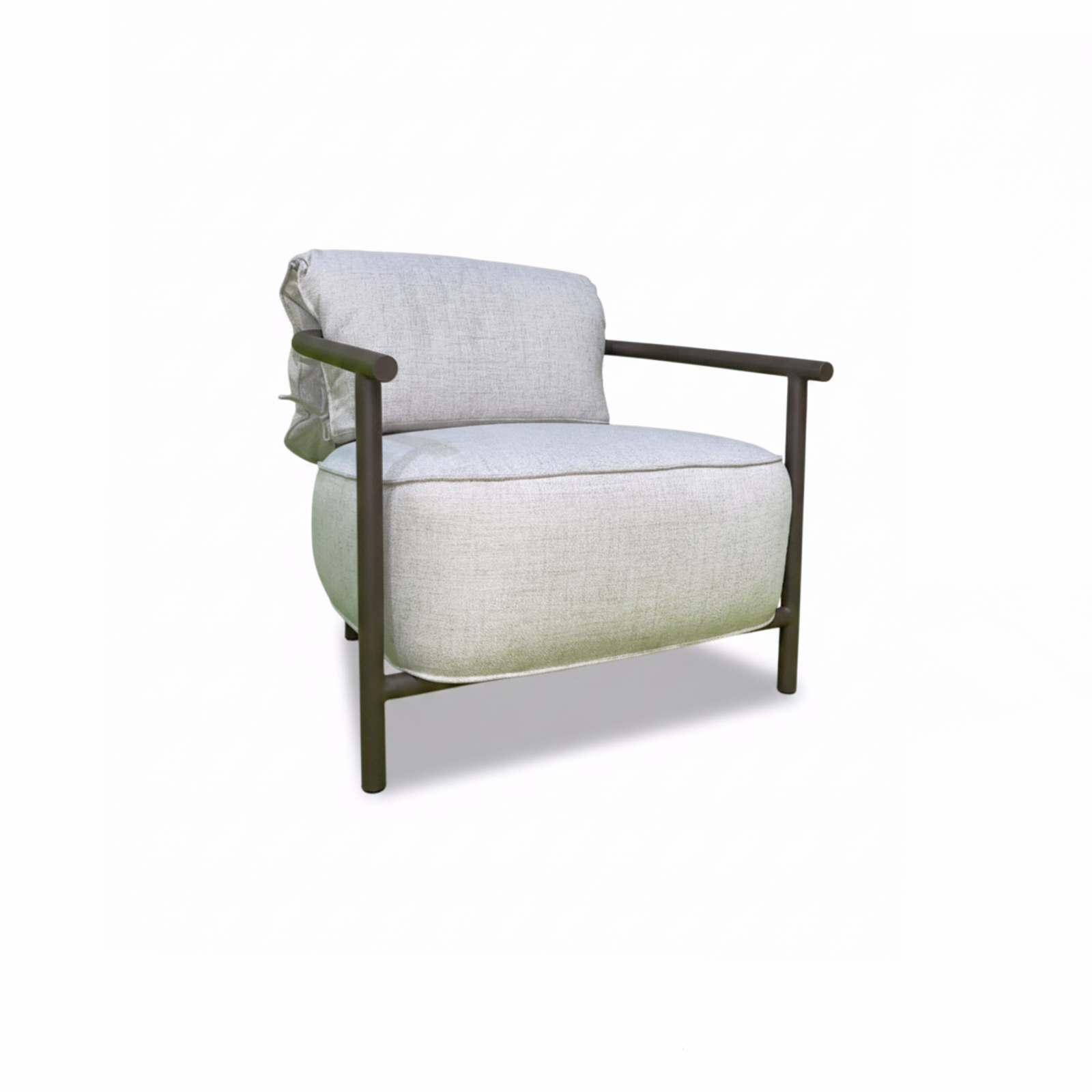 Poltrona Terra com Revestimento Personalizável - Design Contemporâneo