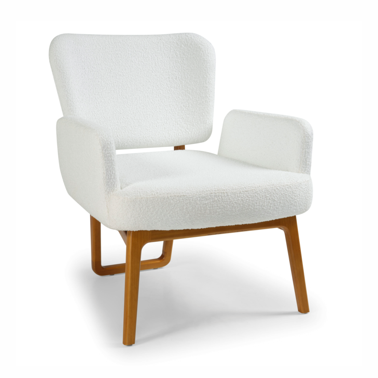 Poltrona Capri em Madeira Maciça - Design Contemporâneo