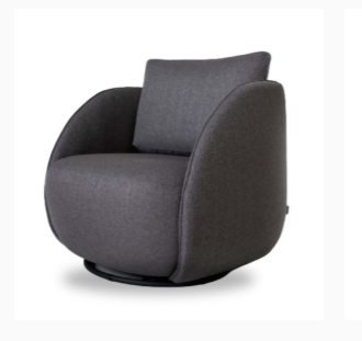 Poltrona Giratória Valentina - Design Contemporâneo Personalizável