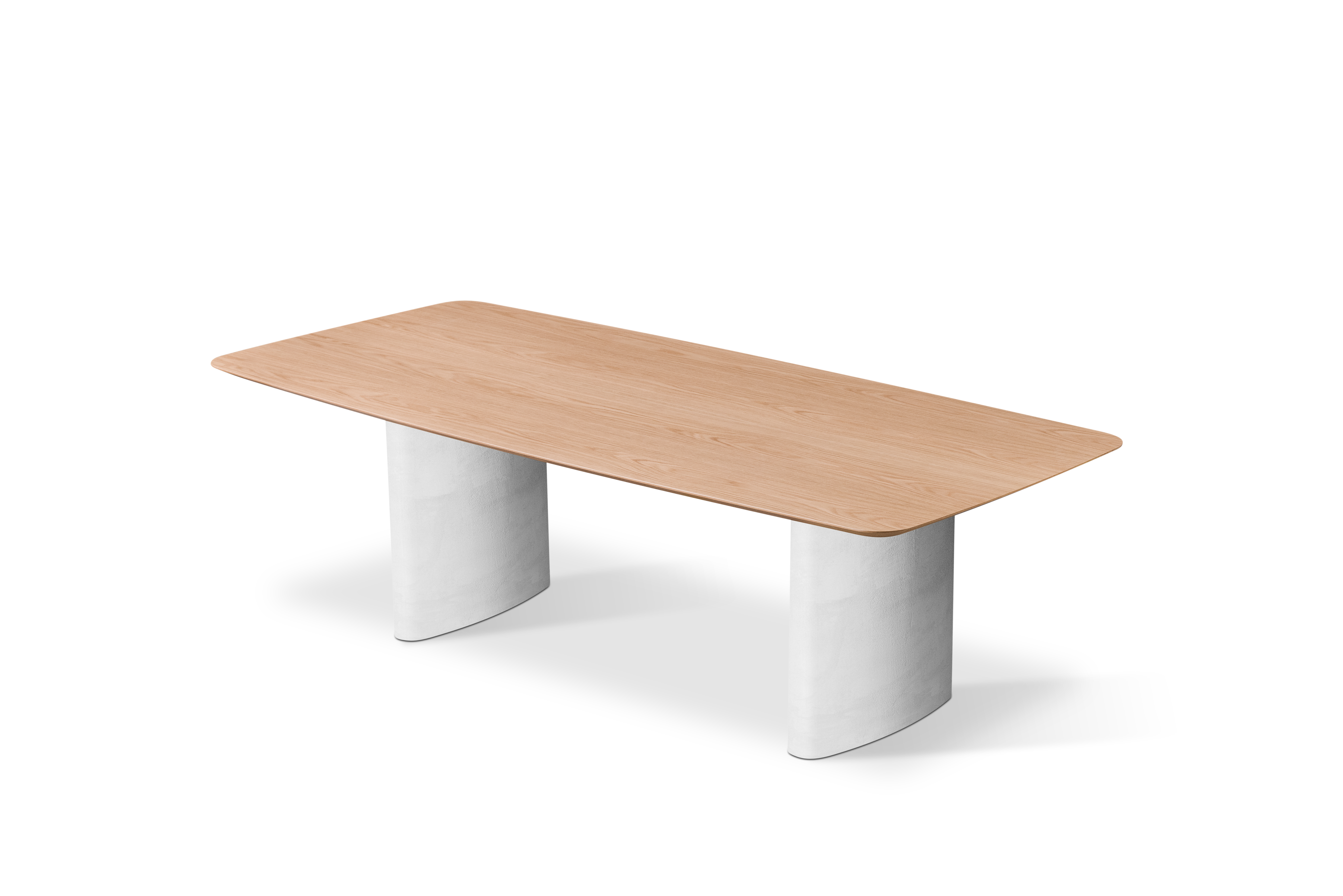 Mesa de Jantar Marina com Tampo MDF e Base Natural