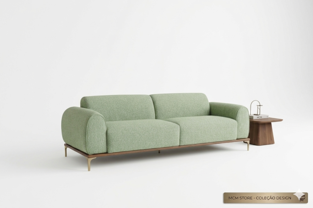 Sofá Clipper com medidas personalizáveis