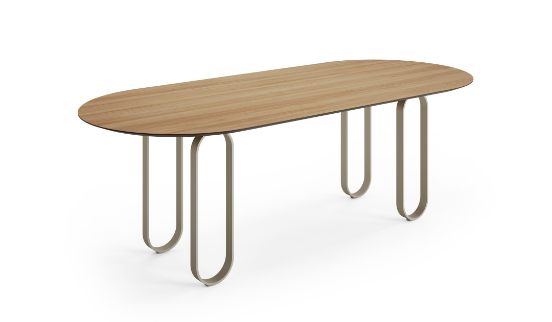 Mesa de Jantar Orgânica com Tampo Chanfrado