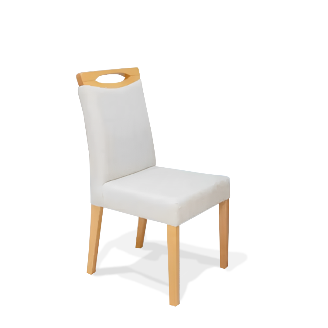 Cadeira Estofada Monaco Madeira Maciça Personalizável Alto Padrão