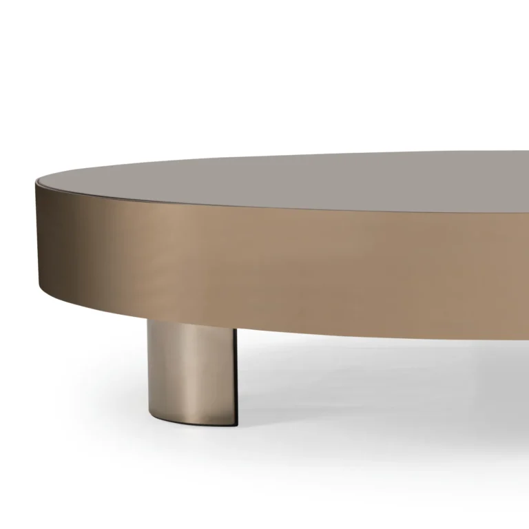 Mesa de centro Ronda em inox