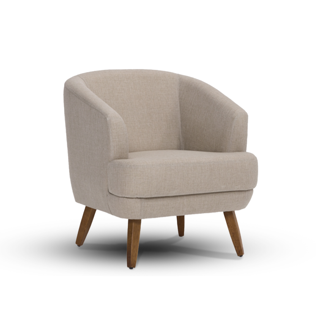 Poltrona Emma - Design Contemporâneo em Madeira Maciça