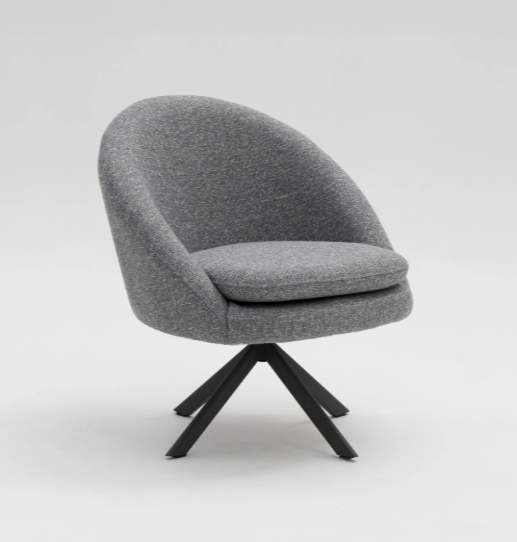 Poltrona Nely Fixa ou Giratória Personalizável