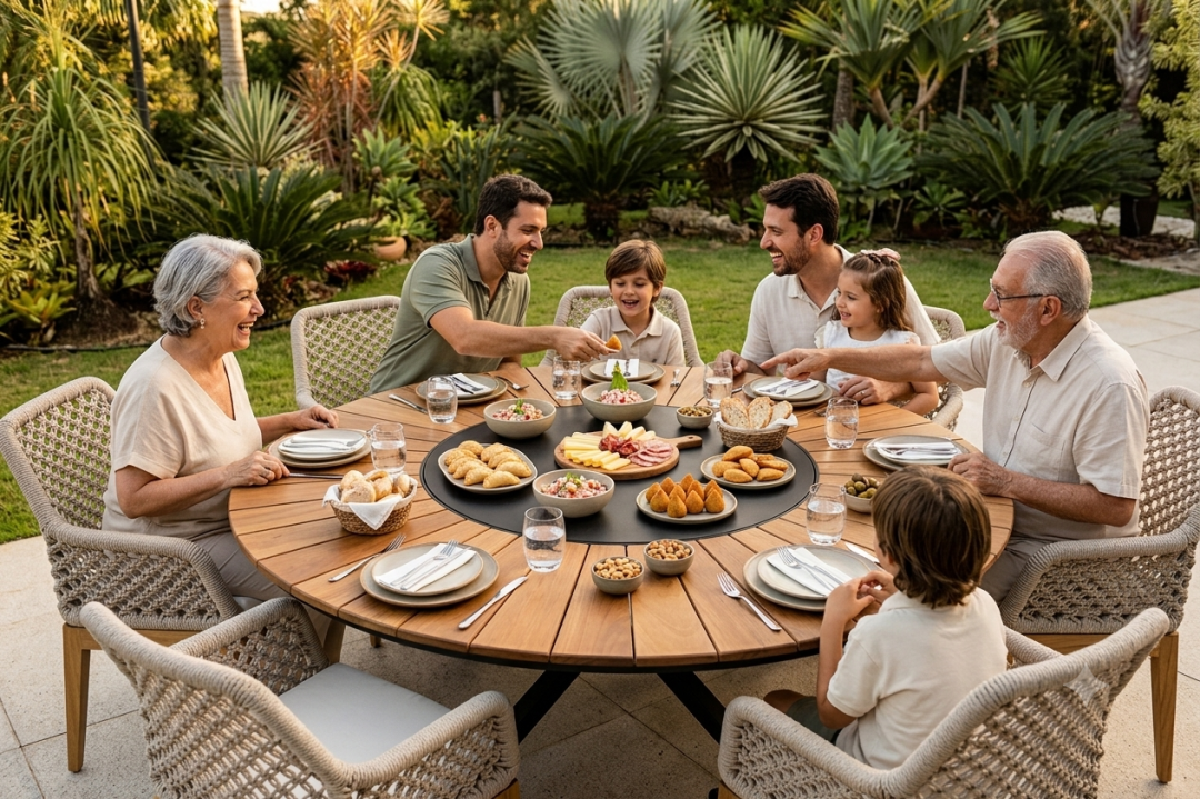 Mesa Giratória Gramado Premium