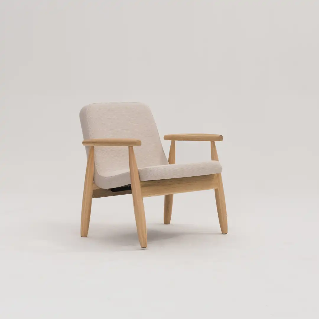 Poltrona Lissa - Design Contemporâneo com Braços em Madeira