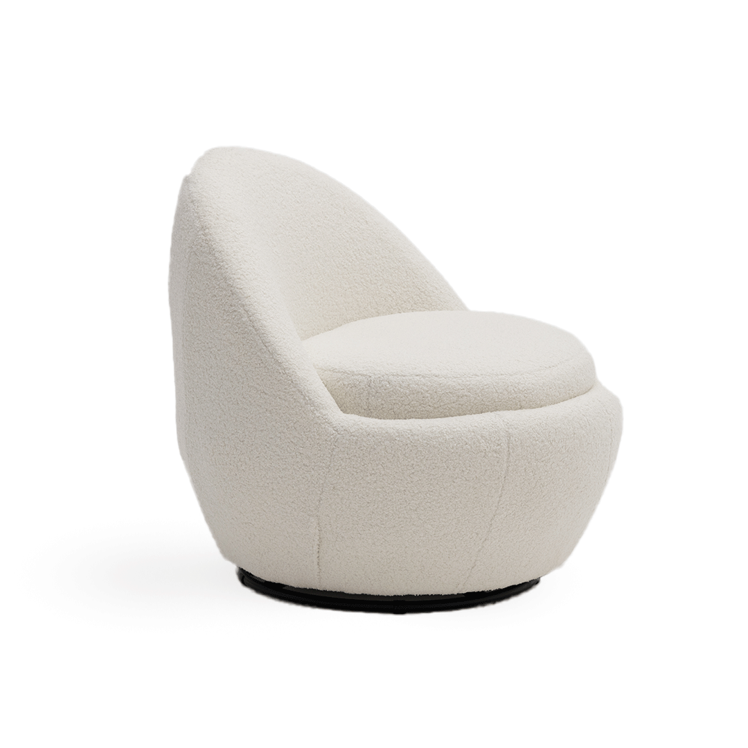 Poltrona Giratória Kaori - Design Contemporâneo