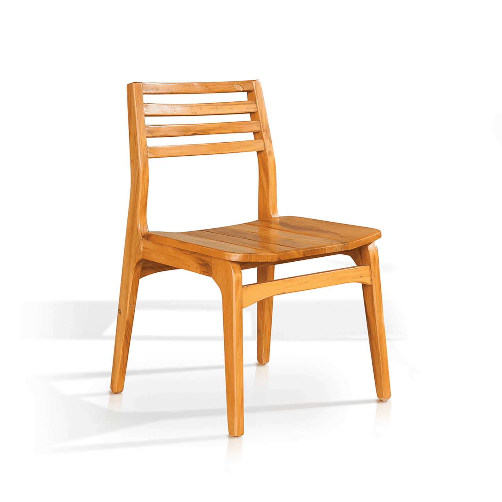 Cadeira Bertha Ripas Horizontais Ipê Rosa de Demolição