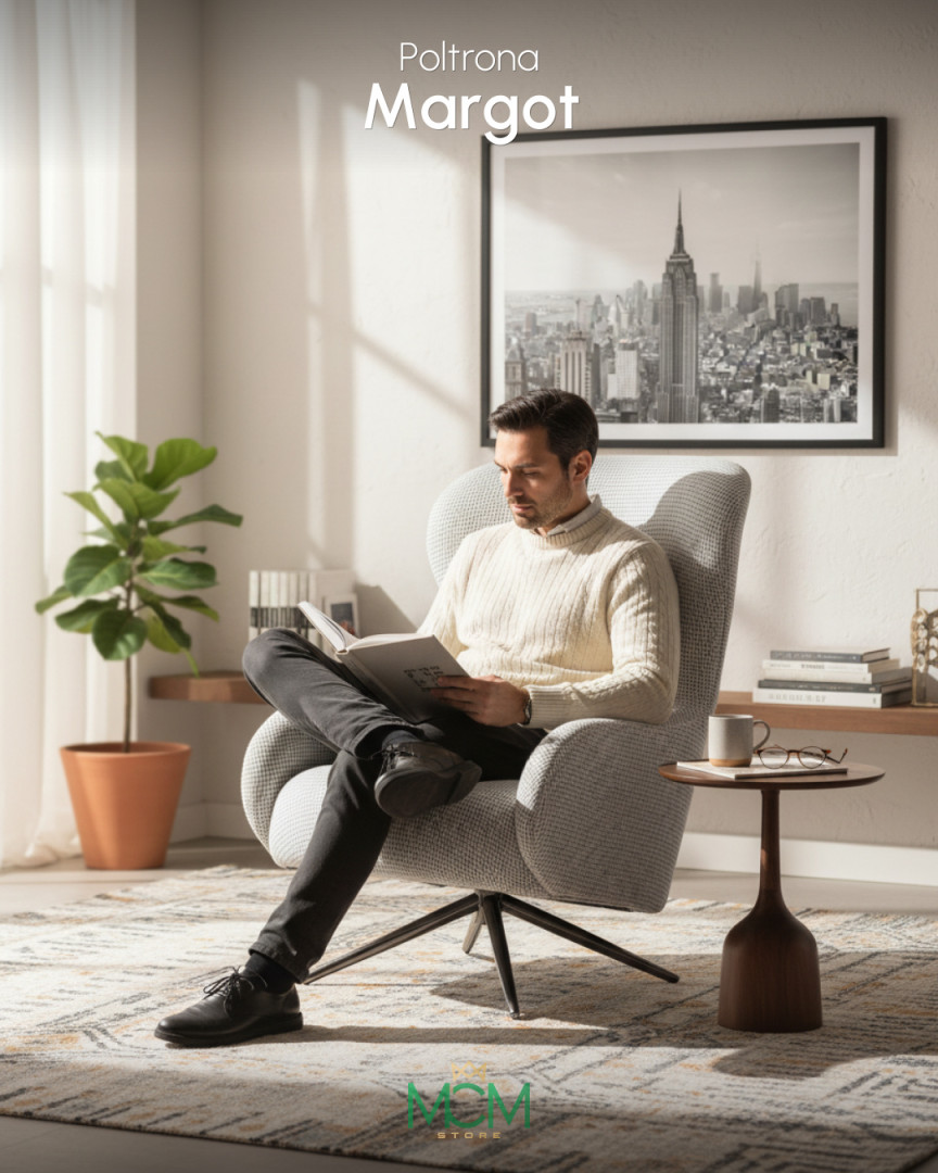 Poltrona Margot giratória