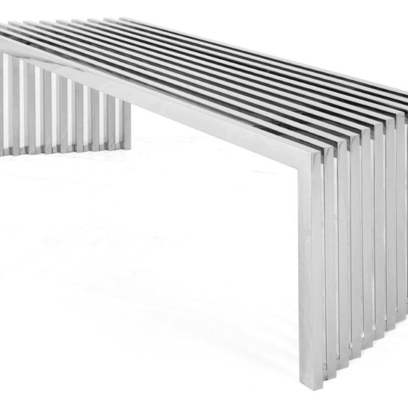 Banco Sunset Escal em aço inox personalizável