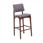 Banqueta Berlim personalizável madeira e revestimento