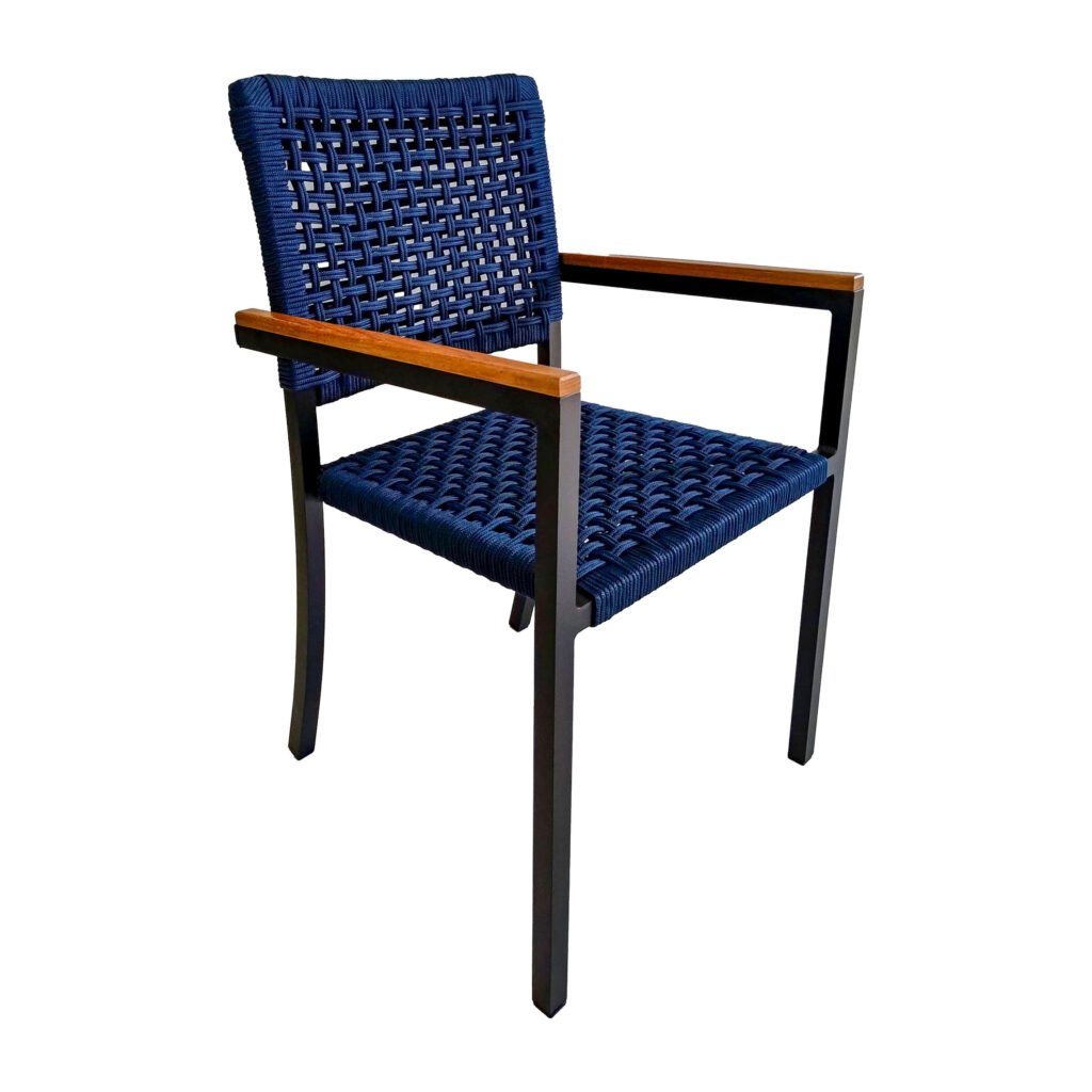 Cadeira Orion em corda náutica personalizável