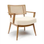 Poltrona Conde em tela natural