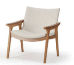 Poltrona Elipse personalizável madeira e revestimento