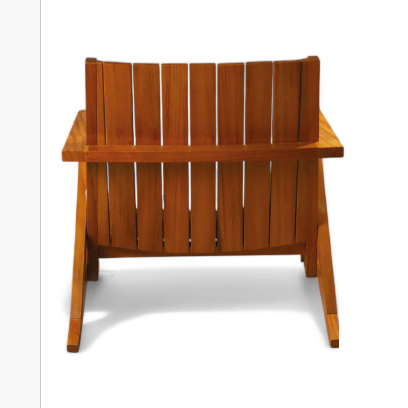 A Poltrona Enxó em madeiras nobre de demolição