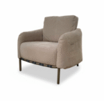 Poltrona Vizta com revestimento personalizável