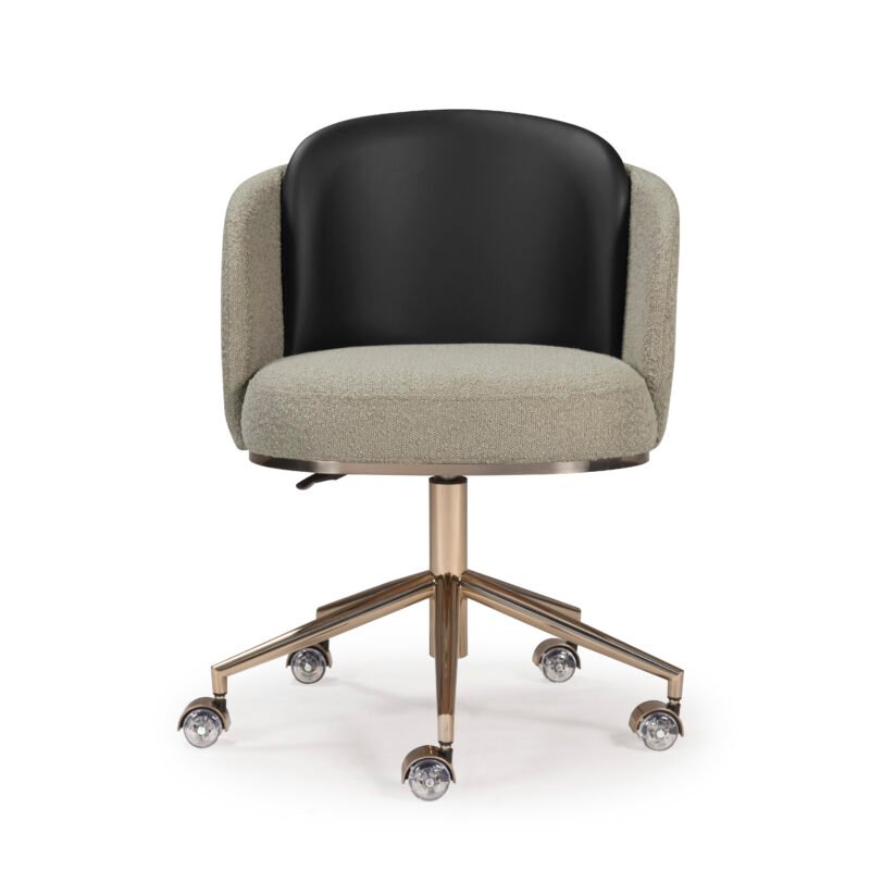 Cadeira Office Hug personalizável revestimento e base Inox