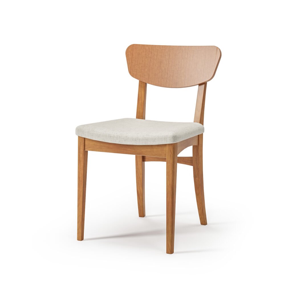 Cadeira Blues personalizável madeira e revestimento