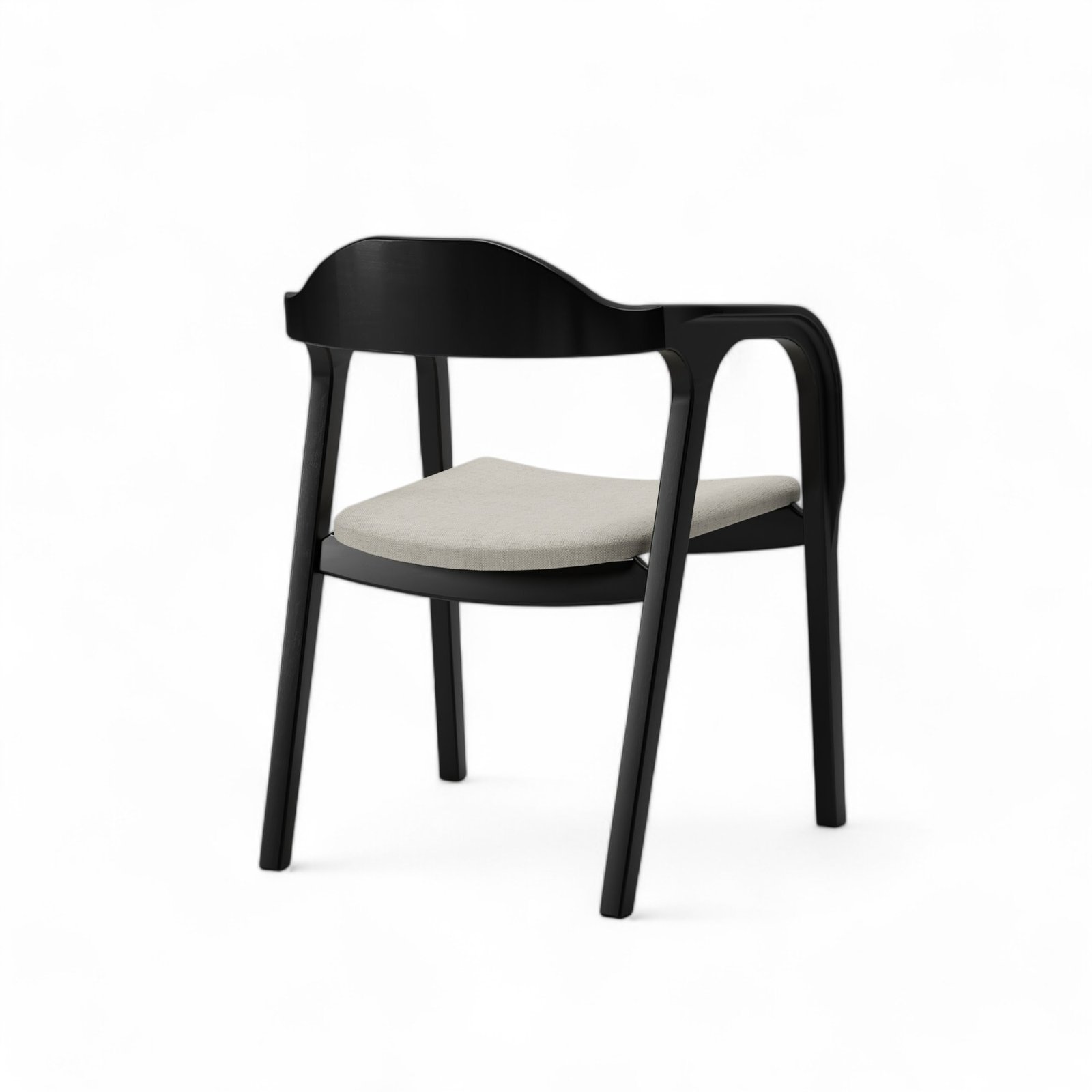 Cadeira Astom personalizável madeira e revestimento - Imagem 13