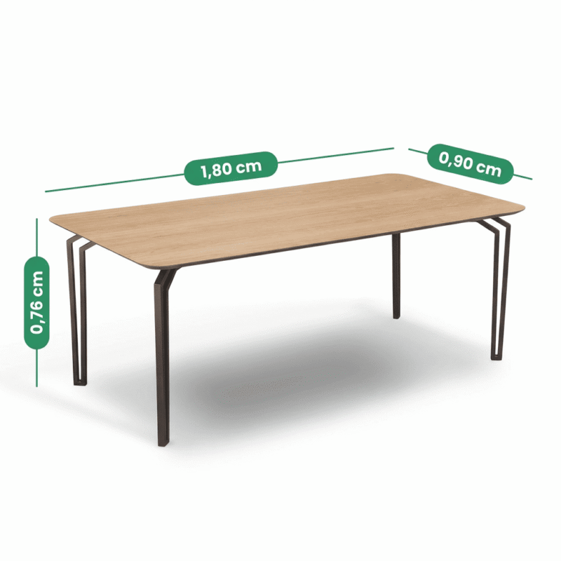 Mesa de jantar Veronese 1,80 cm