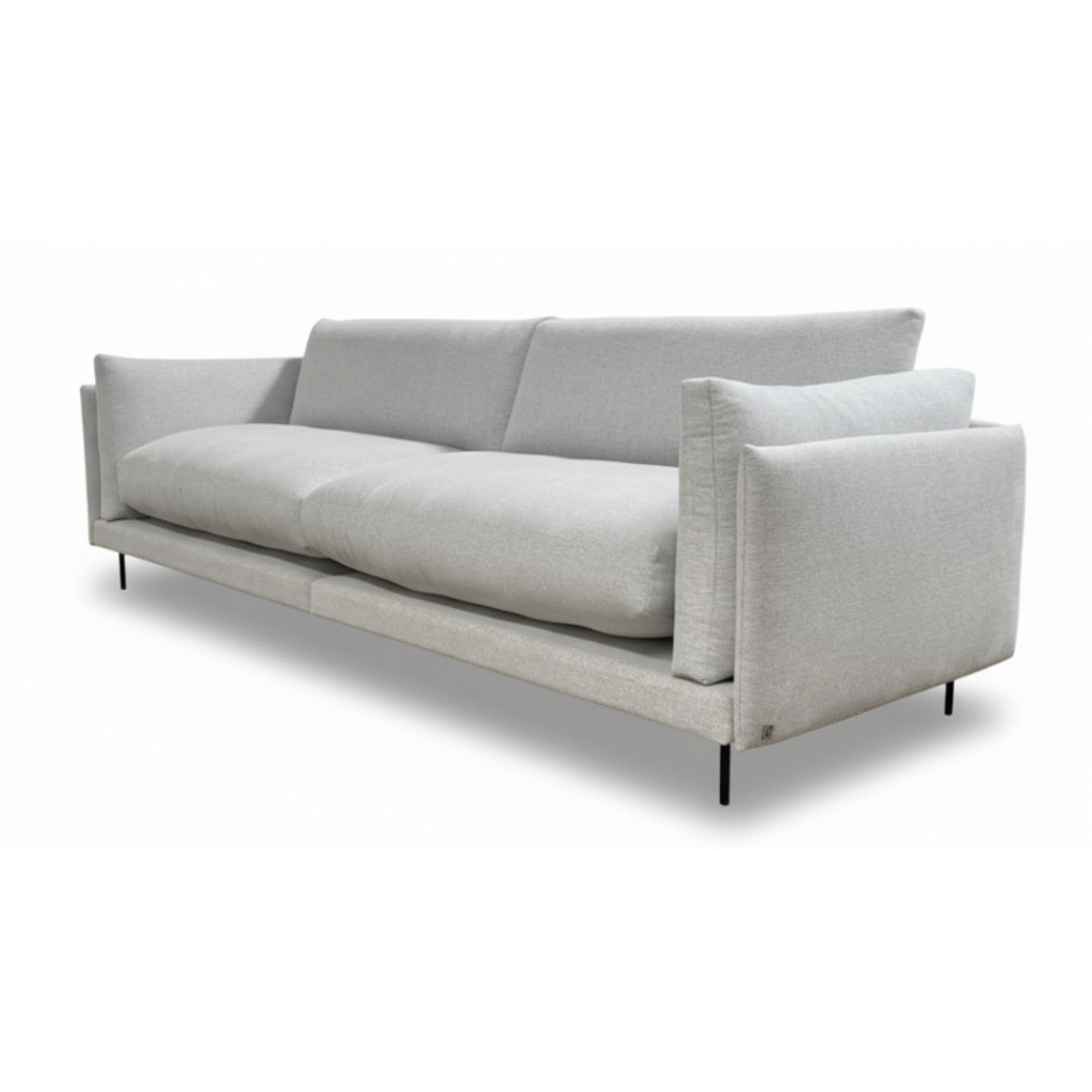 Sofá Gretta personalizável tamanho e revestimento
