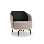 PoltronaEscal Hug giratória em inox