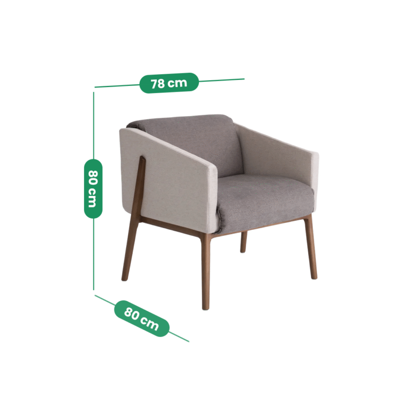Poltrona Fra estofamento personalizável - Imagem 2