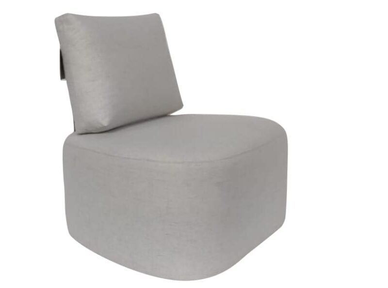 Poltrona Tess personalizável estrutura e estofamento