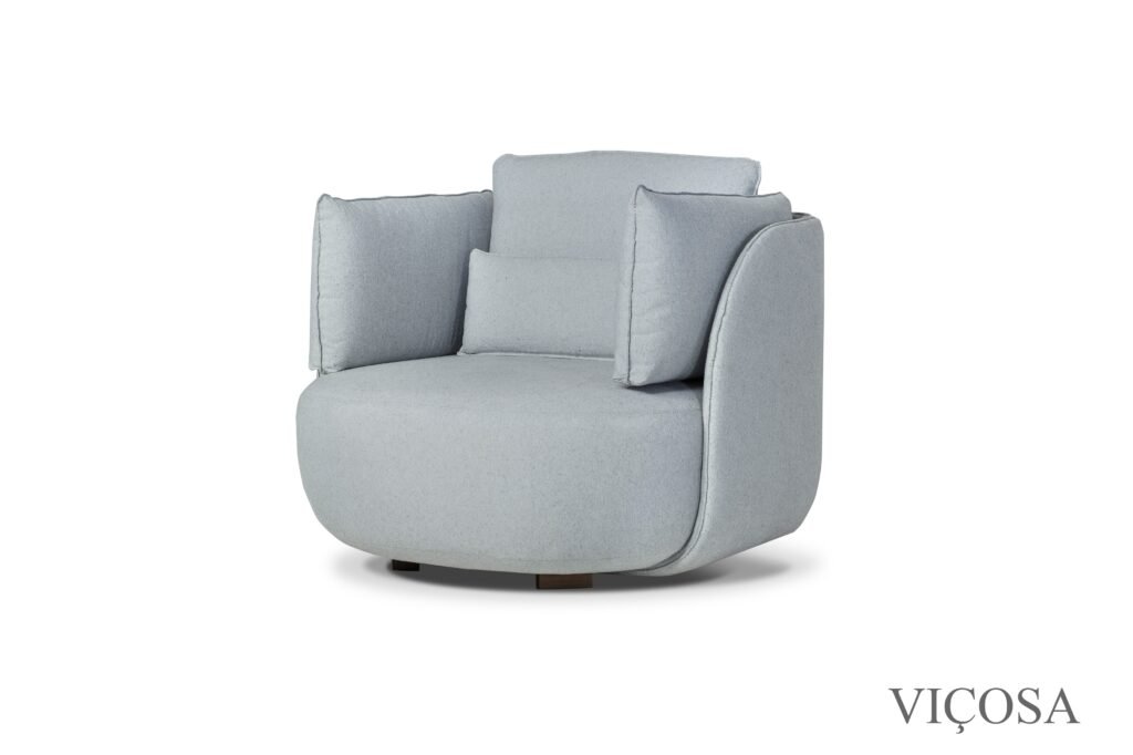 Poltrona Viçosa com opções de revestimentos
