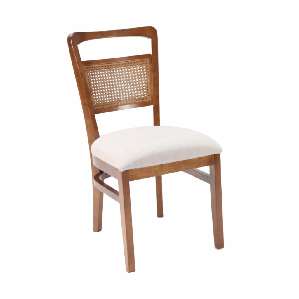 Cadeira Espelho personalizável madeira e estofamento