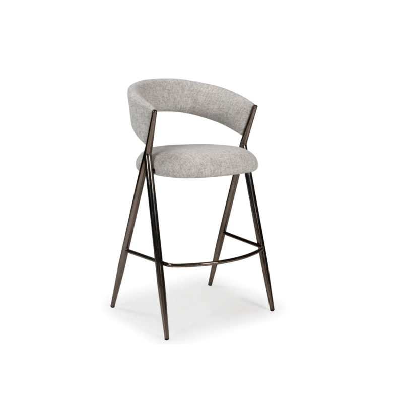 Banqueta Ayla em aço Inox