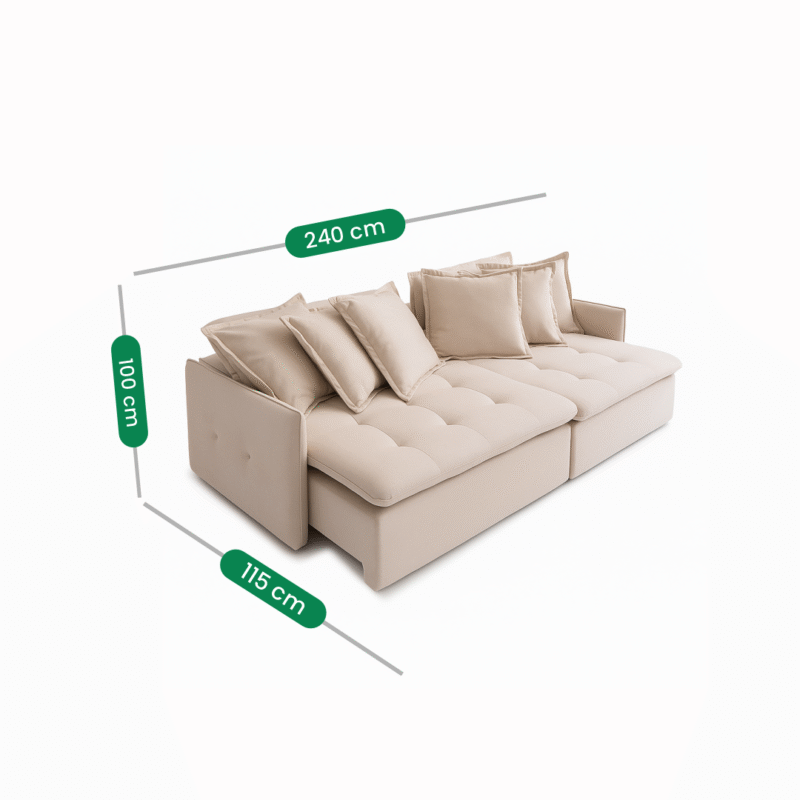 Sofá Turim retrátio