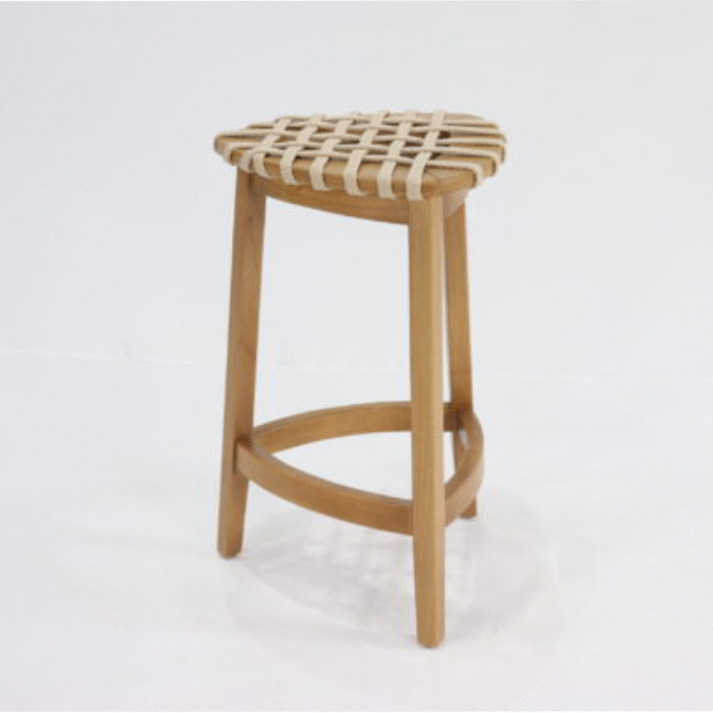 Banqueta Siriú em corda náutica personalizável