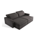 Sofá Toronto retrátil em couro