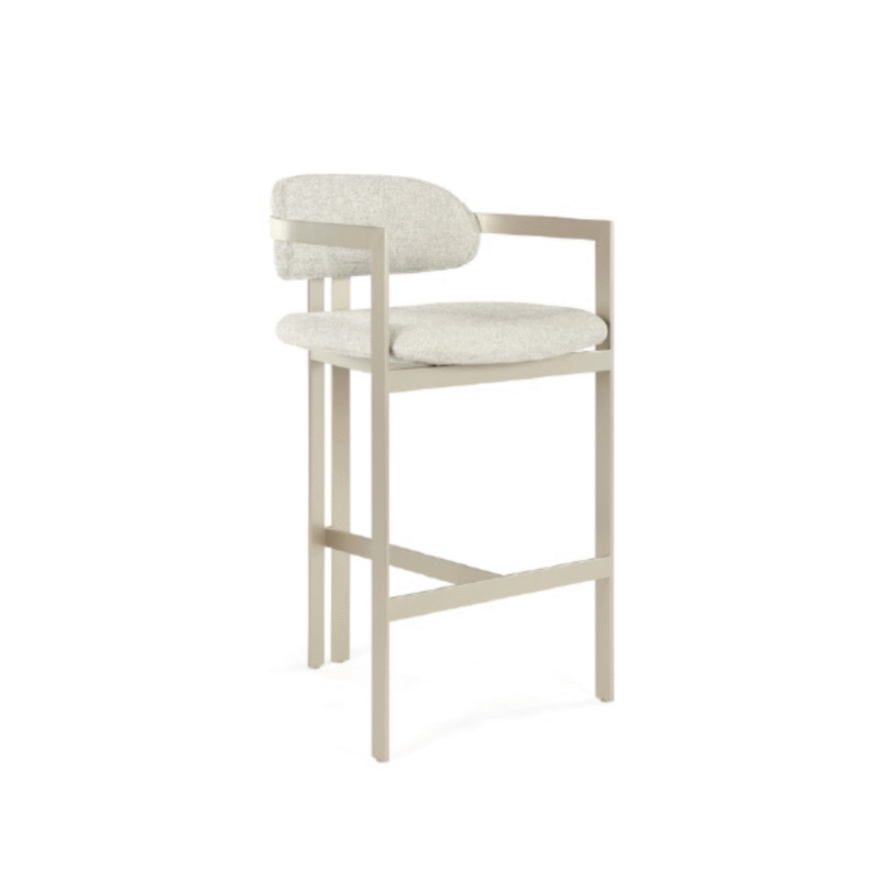 Banqueta Cloe Escal aço inox