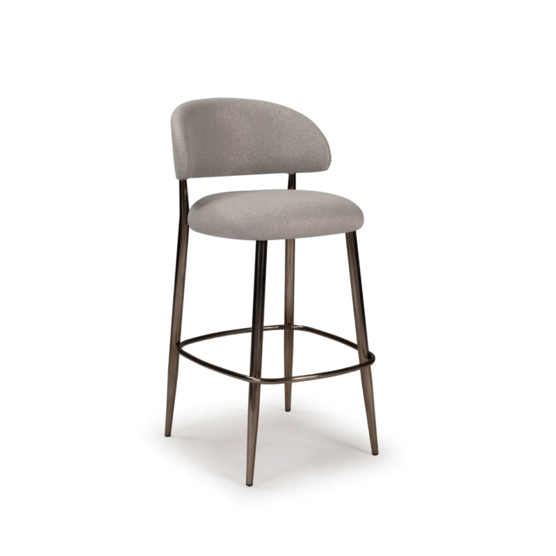 Banqueta Klara em aço Inox