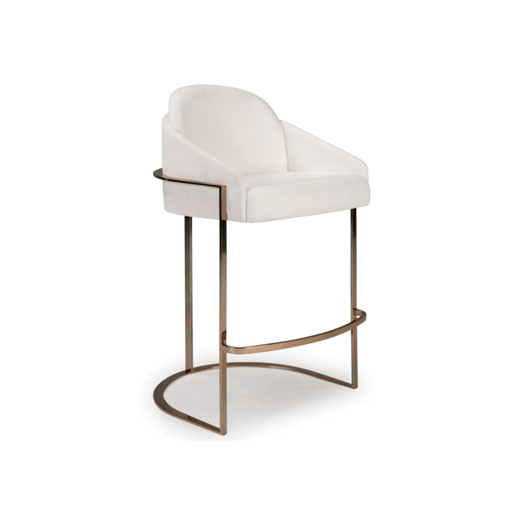 Banqueta Escal Louise em inox